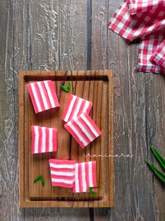 Foto resep Kue Lapis Merah Putih (Tepung Beras)