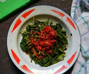 Fresh, Memasak Rujak Kangkung (Cemeding) Enak Sempurna