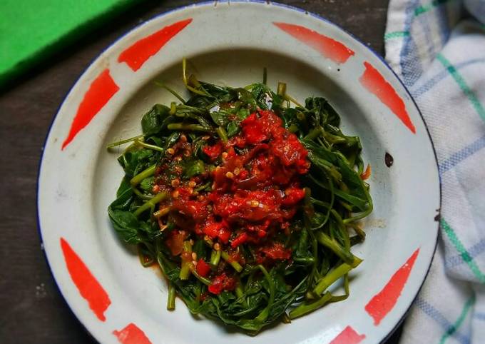 Rujak Kangkung (Cemeding)