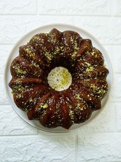 عکسی از دستور کیک کاراملی