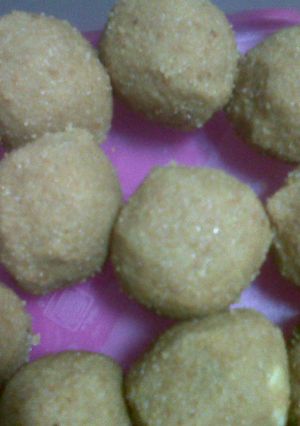 A picture of Milkmaid Creations- Besan Laddoo mix.