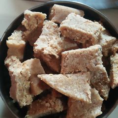 A picture of Peanut Barfi.
