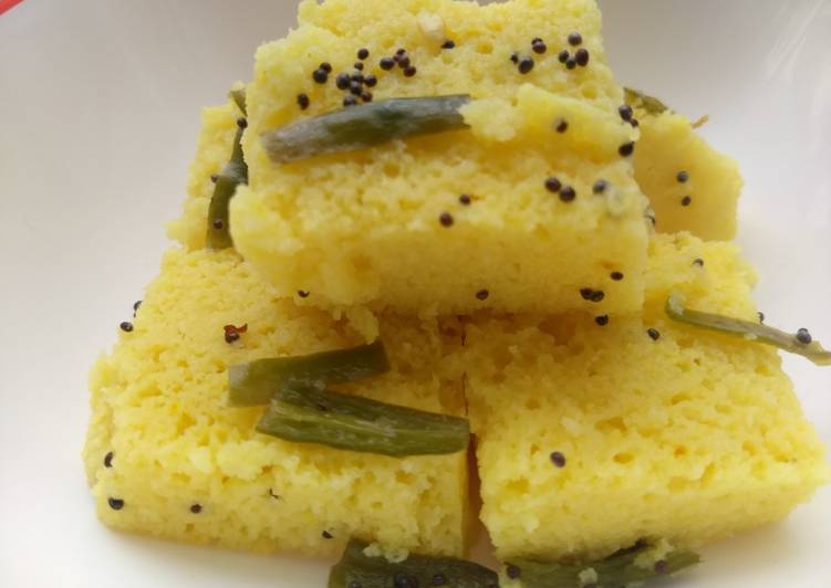 Simple Way to Make Any-night-of-the-week Dhokla
