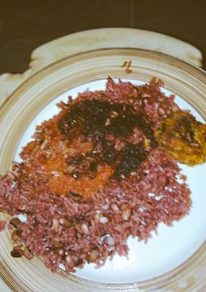 A picture of Wakye(Ghanaian delight).