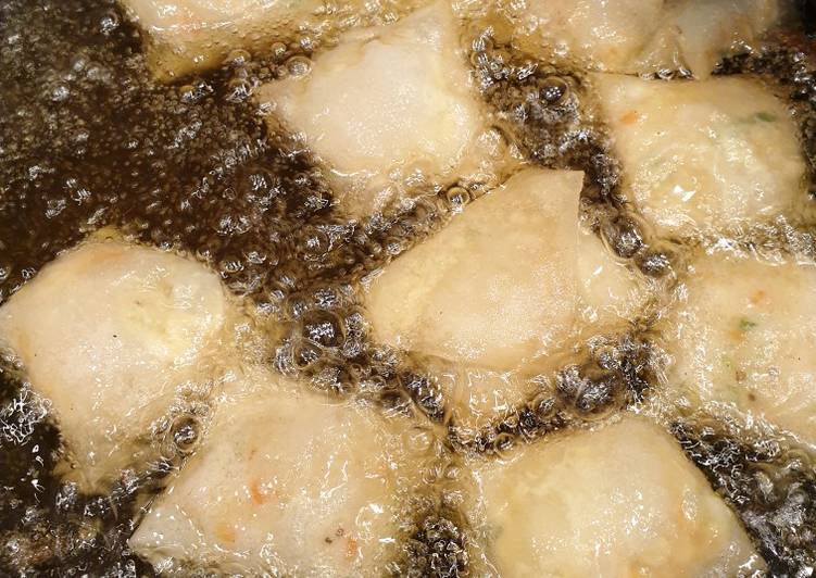 Resep Pangsit udang bantal yang Menggugah Selera