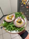 Pan Seared Scallops in a Garlic Herb Reduction
