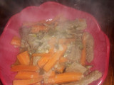 Guisado de carne y zanahorias