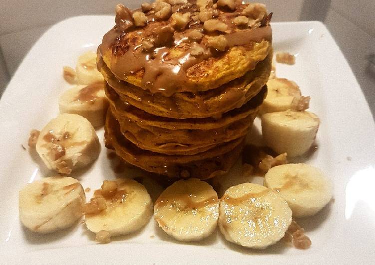 Le moyen le plus simple à Faire Super rapide fait maison Pancakes butternut