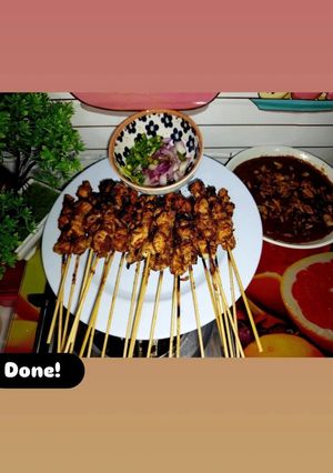 Foto resep Sate ayam sambel kacang