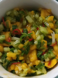 A picture of Mango Salsa.