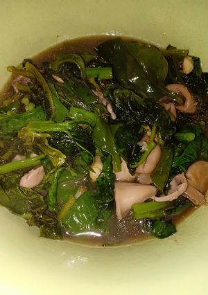 Foto resep Tumis cumi daun raja