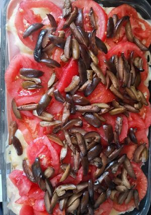 Una foto de Pizza de tallarines