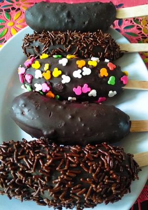 Foto resep Es pisang coklat