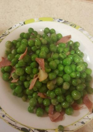 Una foto de Guisantes salteado