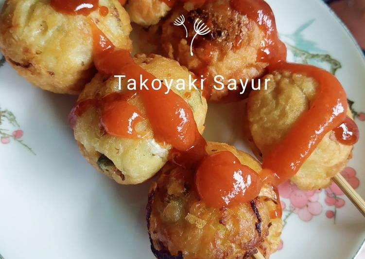 makanan Takoyaki Sayur yang merasakan kenyamanan