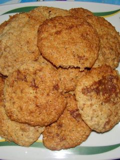 Zabpelyhes keksz recept (cookie) recept fotója