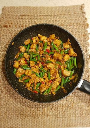Foto resep 124. Tumis Buncis, Tahu, Telur (Indonesia)