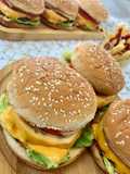 برجر لحم 🍔🍔🍟🍟