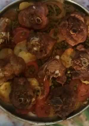 صورة لوصفة صينيه فخد الحبش المحمر