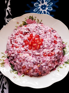 عکسی از دستور سالاد کلم و انار