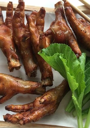 รูปของ ตีนไก่ อบสมุนไพร