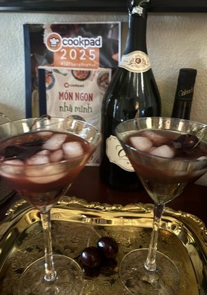 Hình của món Cocktail Cherry Tươi Mát.