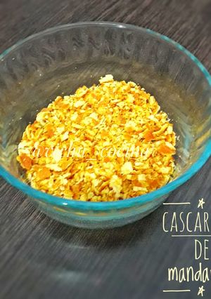 Una foto de Cascarilla de mandarina