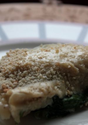 Une photo de Lasagna aux epinards