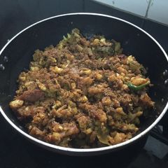 A picture of Bhetki Macher Ghanto/ Barramundi  Fish with Vegetables.