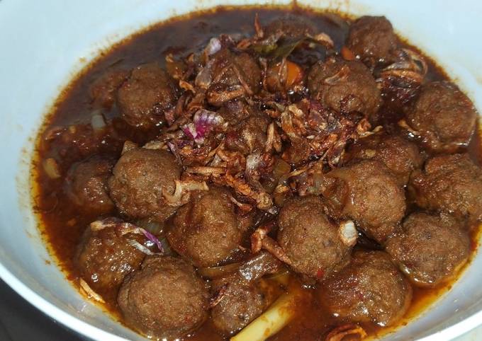 Semur daging giling