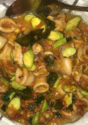 Foto resep Sambal cumi pete Ala anak kos