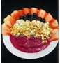 Recipe Beetroot, apple, banana smoothie bowl which Delicious