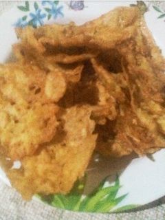 Foto resep Rempeyek ebi sederhana