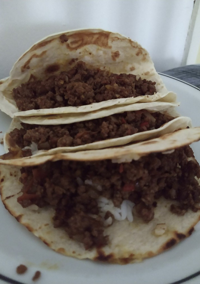 Una foto de Tacos de carne