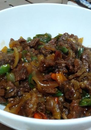 Foto resep Daging saus tiram