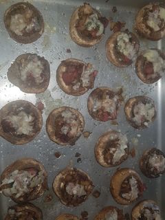 Una foto de Champiñones rellenos