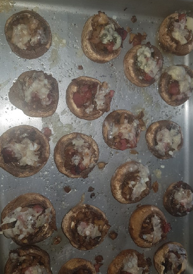 Una foto de Champiñones rellenos