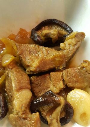 香菇滷梅花豬肉 的食譜成品照片