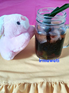 Foto resep 9. Es Cincau Teh Pandan (recook)