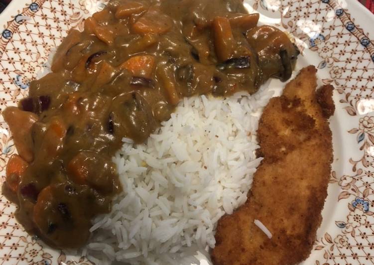 Pollo al curry japonés