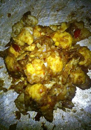 Foto resep Sambal telur pedas