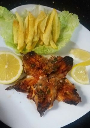 صورة لوصفة سردين بالدرسة في الفرن
