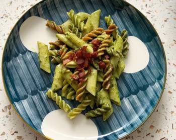 Popular Recipe Pasta al pesto Nutless Most Delicious