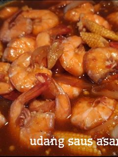 Foto resep Udang saus asam manis