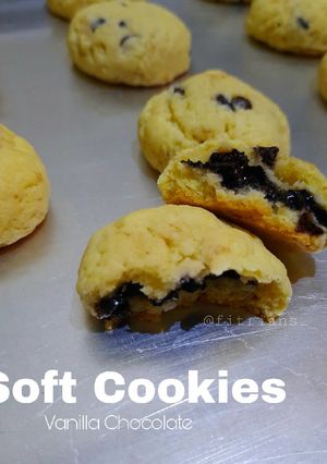 Foto resep Soft Cookies Vanilla Chocolate