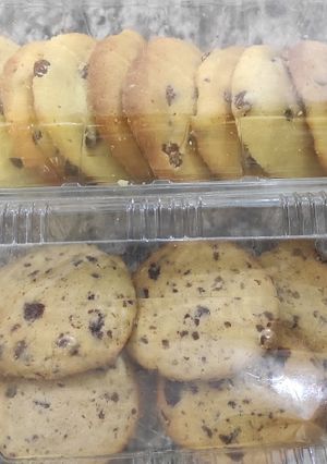 عکسی از دستور کوکی و شیرینی کشمشے😋