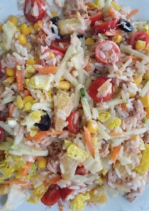 Una foto de Ensalada de arroz