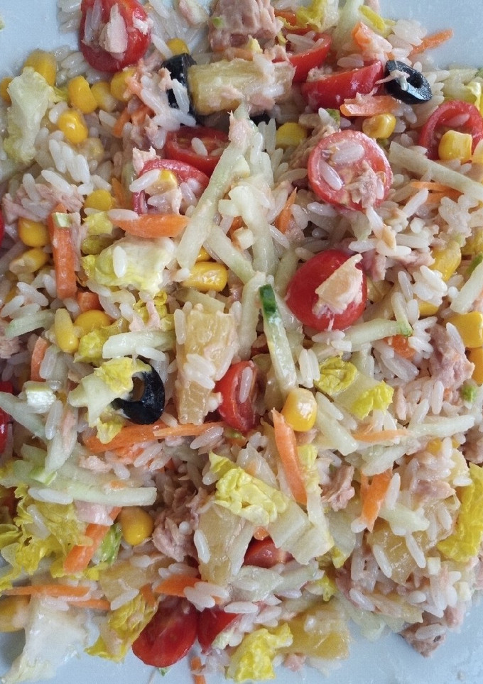 Una foto de Ensalada de arroz