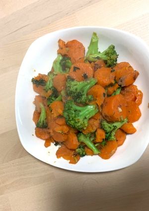 Una foto de Vegetales cocinados con sabor