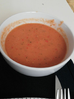 Una foto de Gazpacho fresco